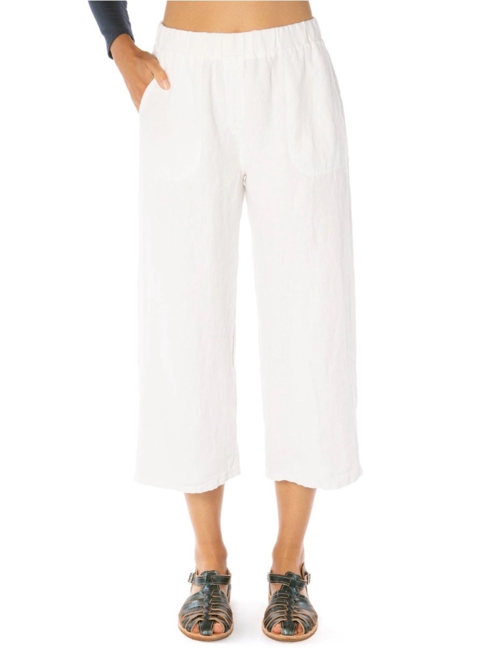 Easy Crop Pant Linen by Cut Loose, NWT Size Small